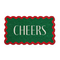 Cheers Scalloped Non-Slip Coir Mat