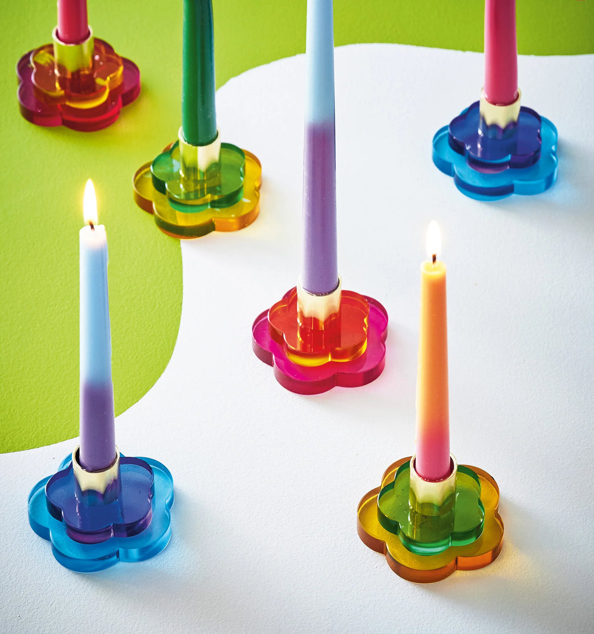 Flower Power Taper Holders