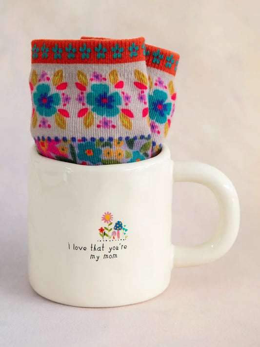 Mug & Sock Set - Mom