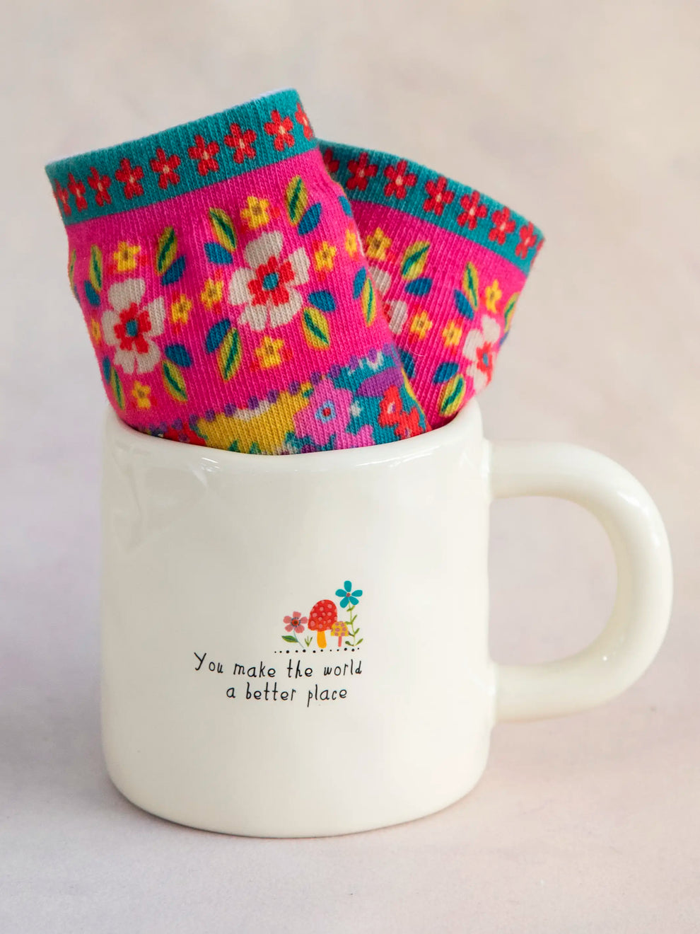 Mug & Sock Set - World Better