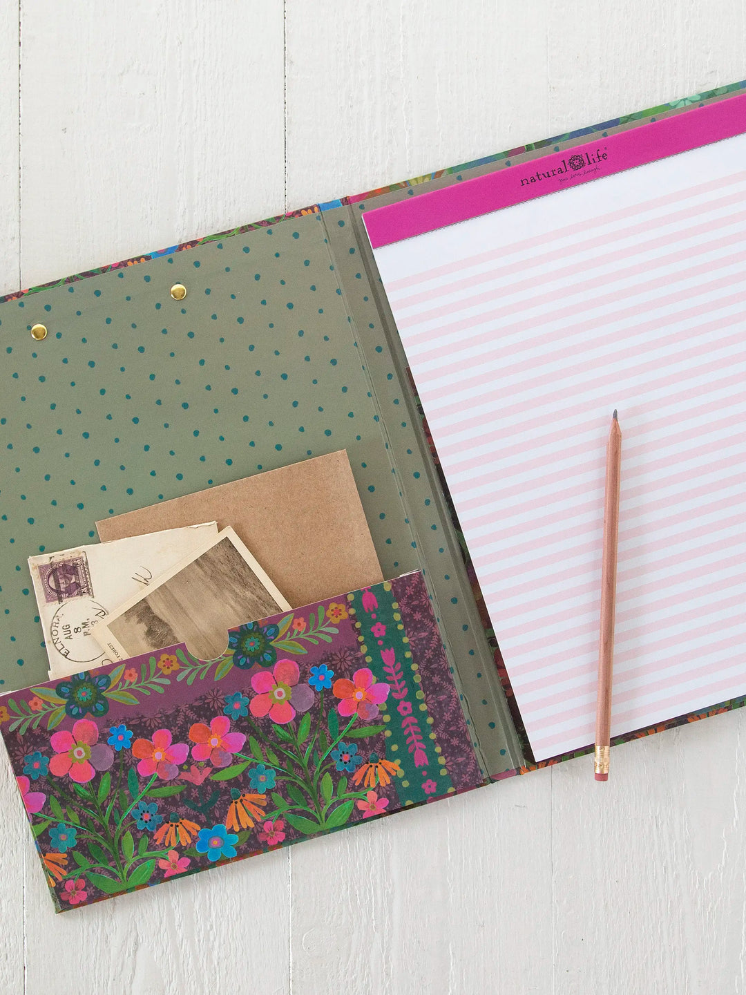 Teal Heart Clipfolio