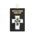Artful Cross Visor Clip - Blessed