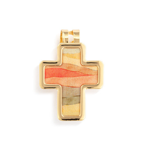 Artful Cross Visor Clip - Love