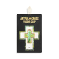 Artful Cross Visor Clip - Faith