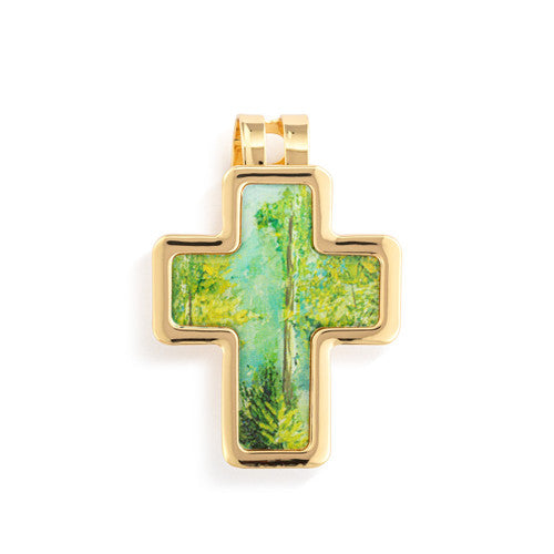 Artful Cross Visor Clip - Faith