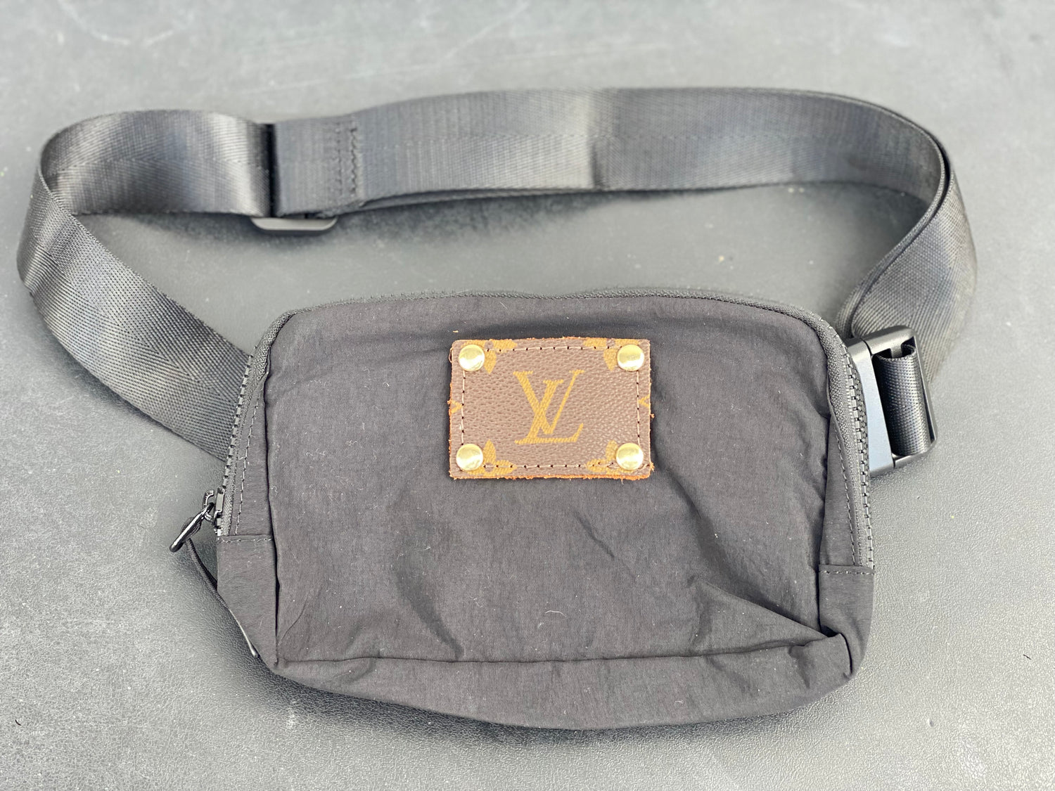 LV Nylon Belt Sling Bag