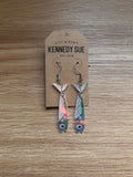 Iridescent Acrylic Fish Earrings