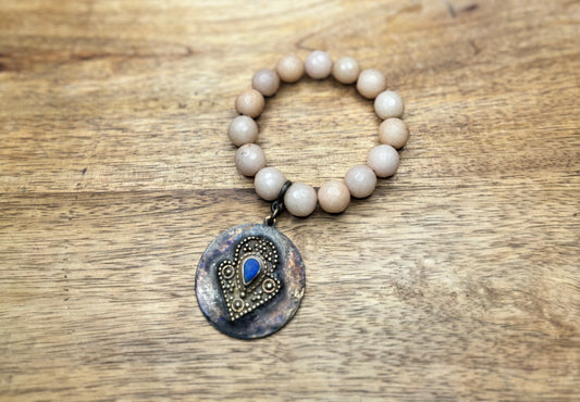 Lapis Lazuli Stone Stretch Bracelet