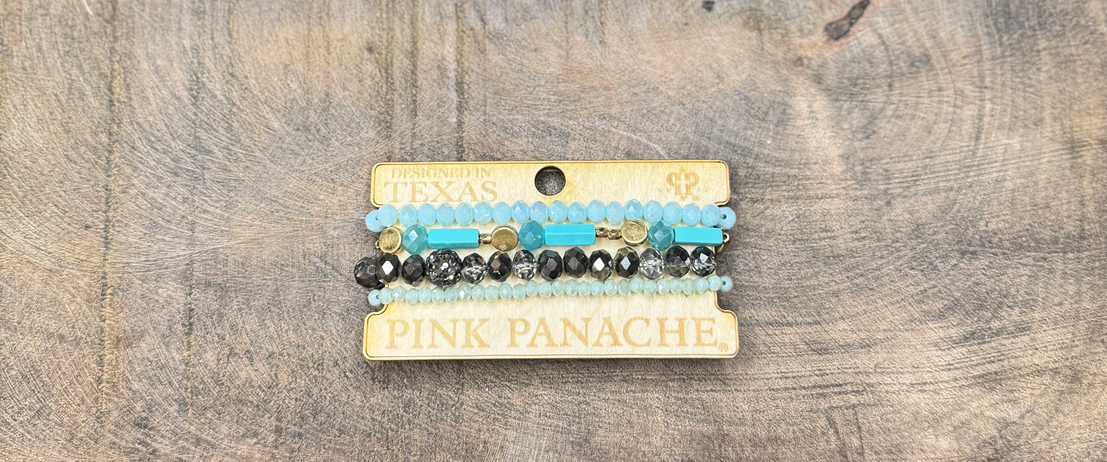 Beaded Pink Panache Bracelet Sets