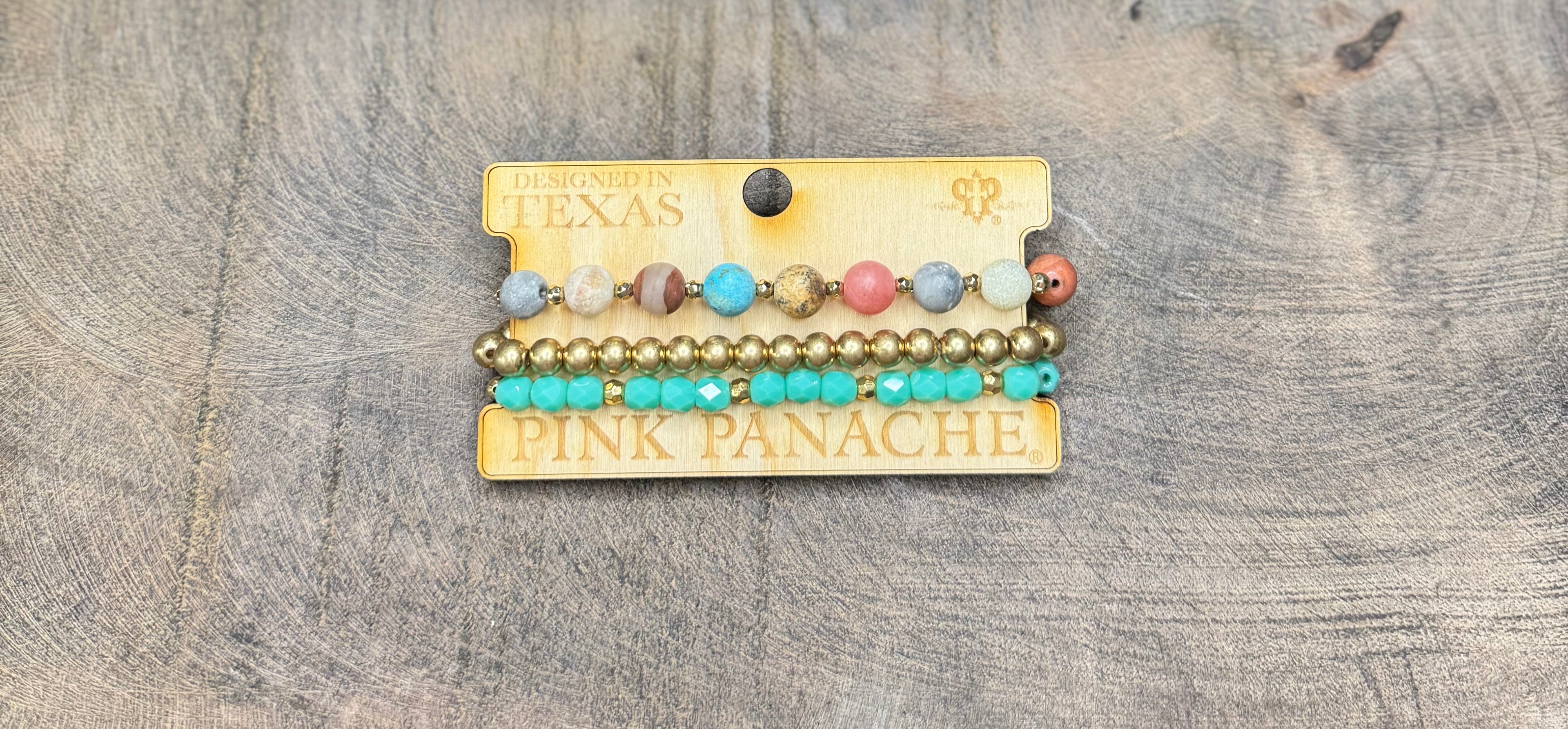 Beaded Pink Panache Bracelet Sets