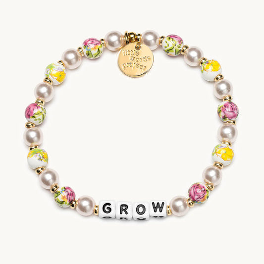 Little Words Project Bracelet- "Grow" Lace Dress