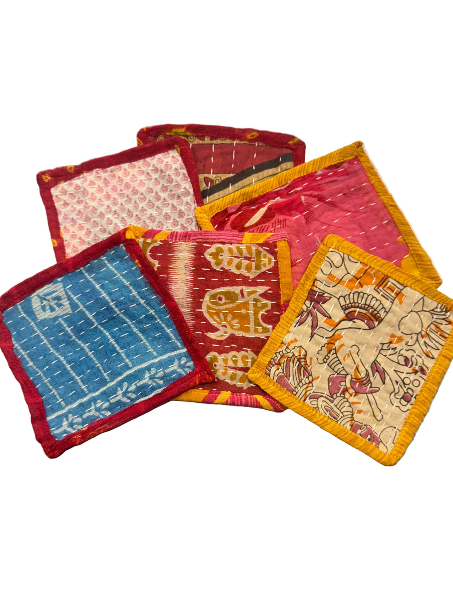 Assorted Kantha Coasters