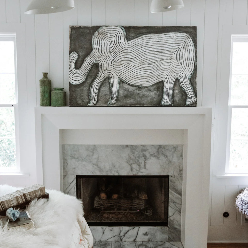 Elephant in The Room Art Print