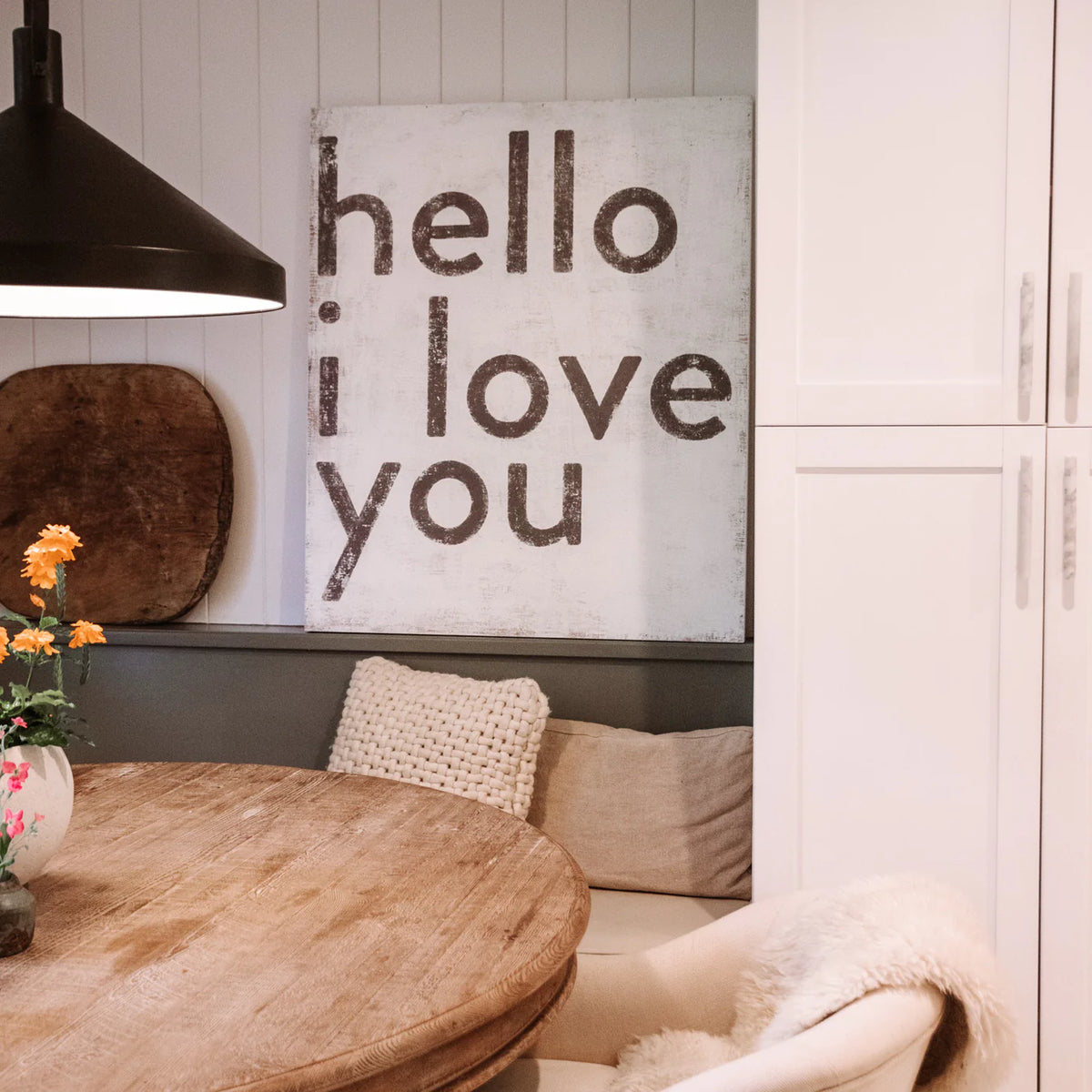 Hello I Love You Art Print