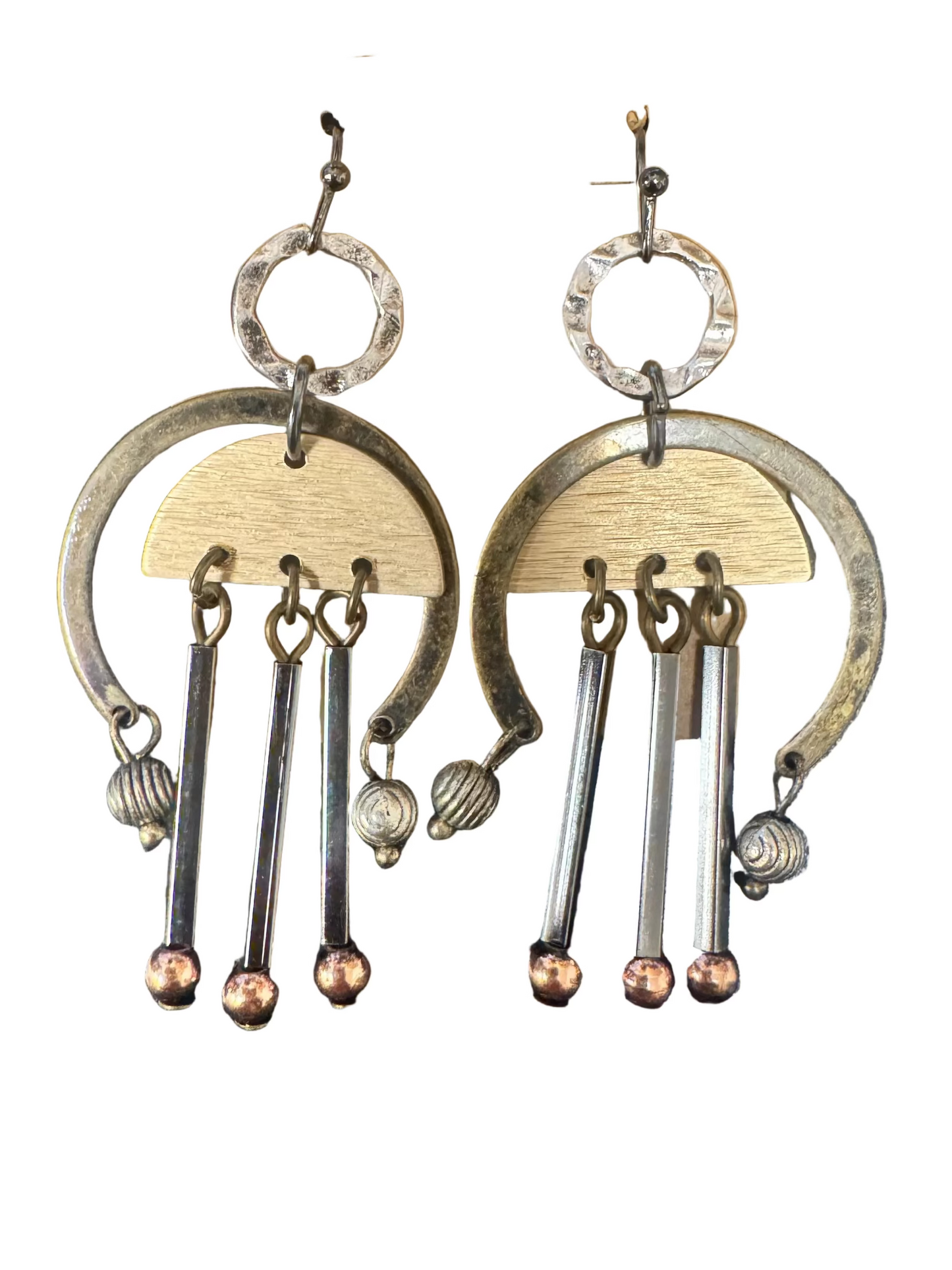 Boho Half Circle Dangle Earrings