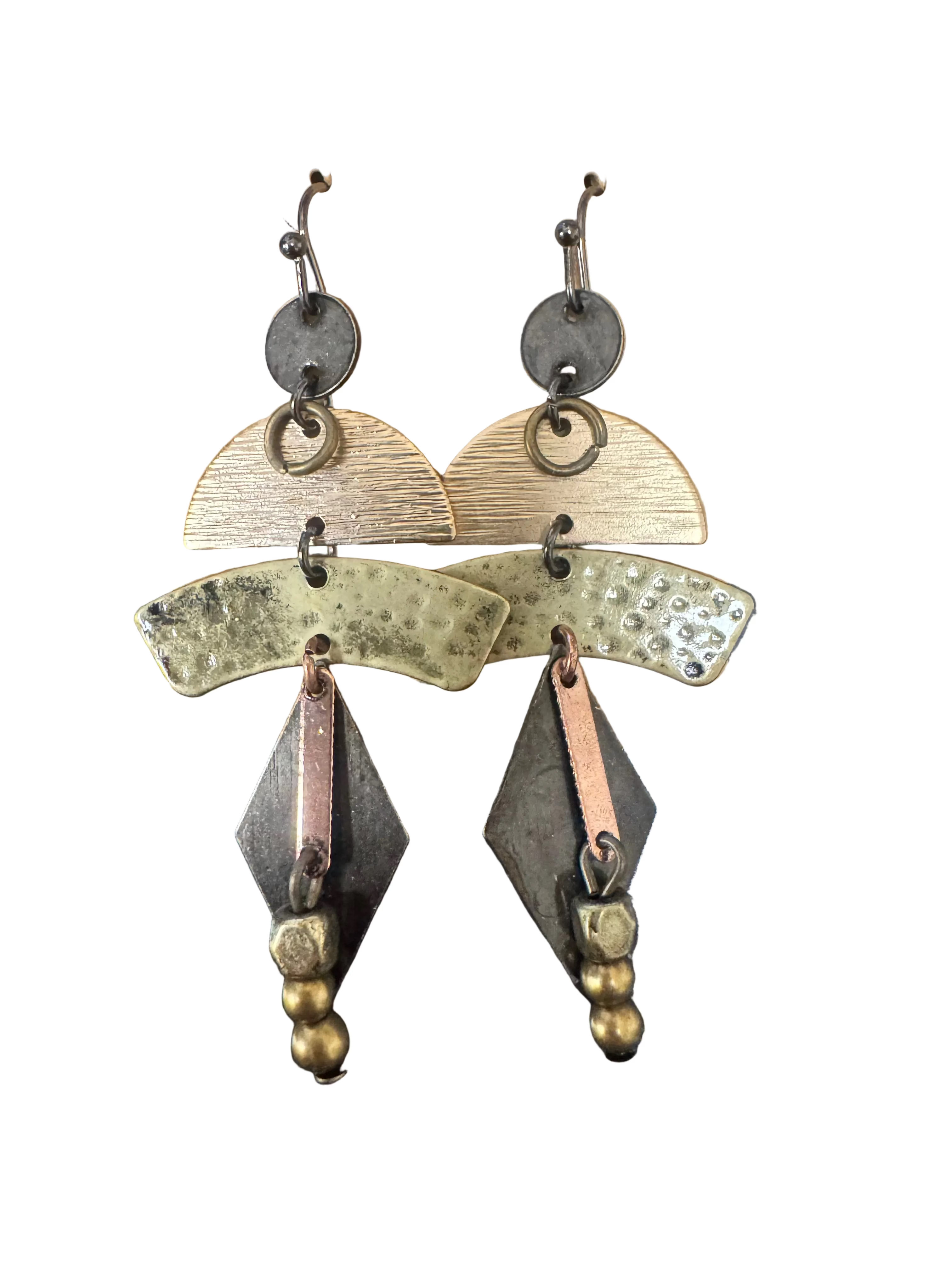 Mixed Charm Dangle Earrings
