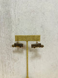 Metal School Bus Dangle Earrings