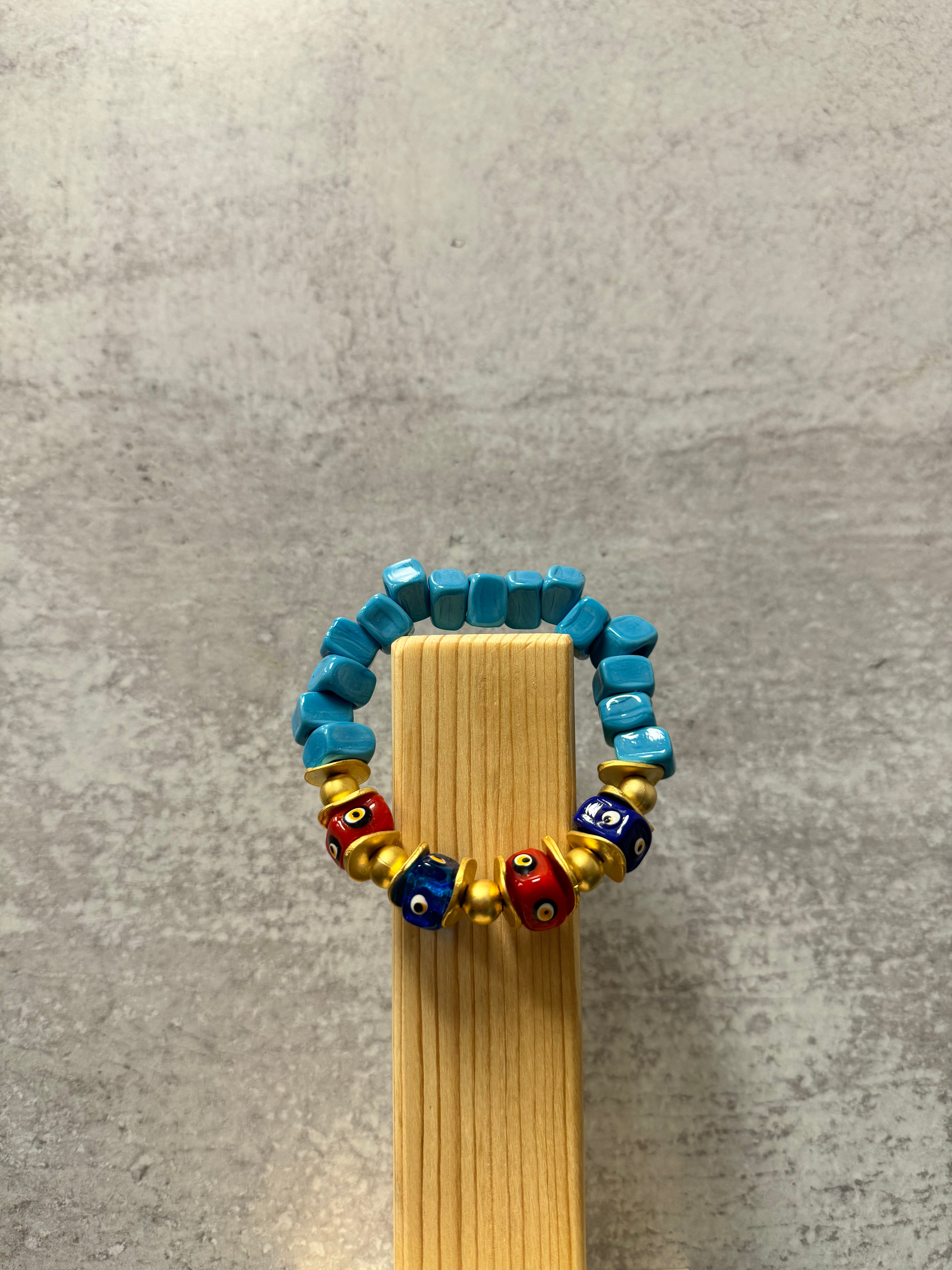 Multi Color Evil Eye Beaded Bracelets