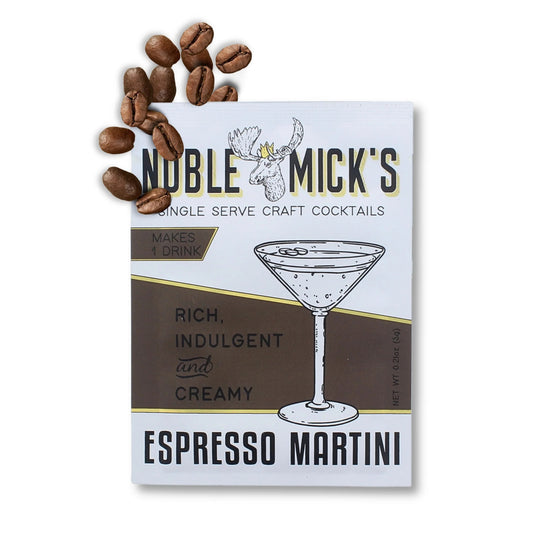 NobleMicks Single Serve Cocktail Mix - Espresso Martini