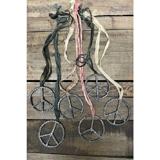 Peace Sign Necklace/Hanger