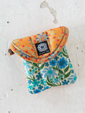 Ear Bud Case - Yellow Garland Medallion