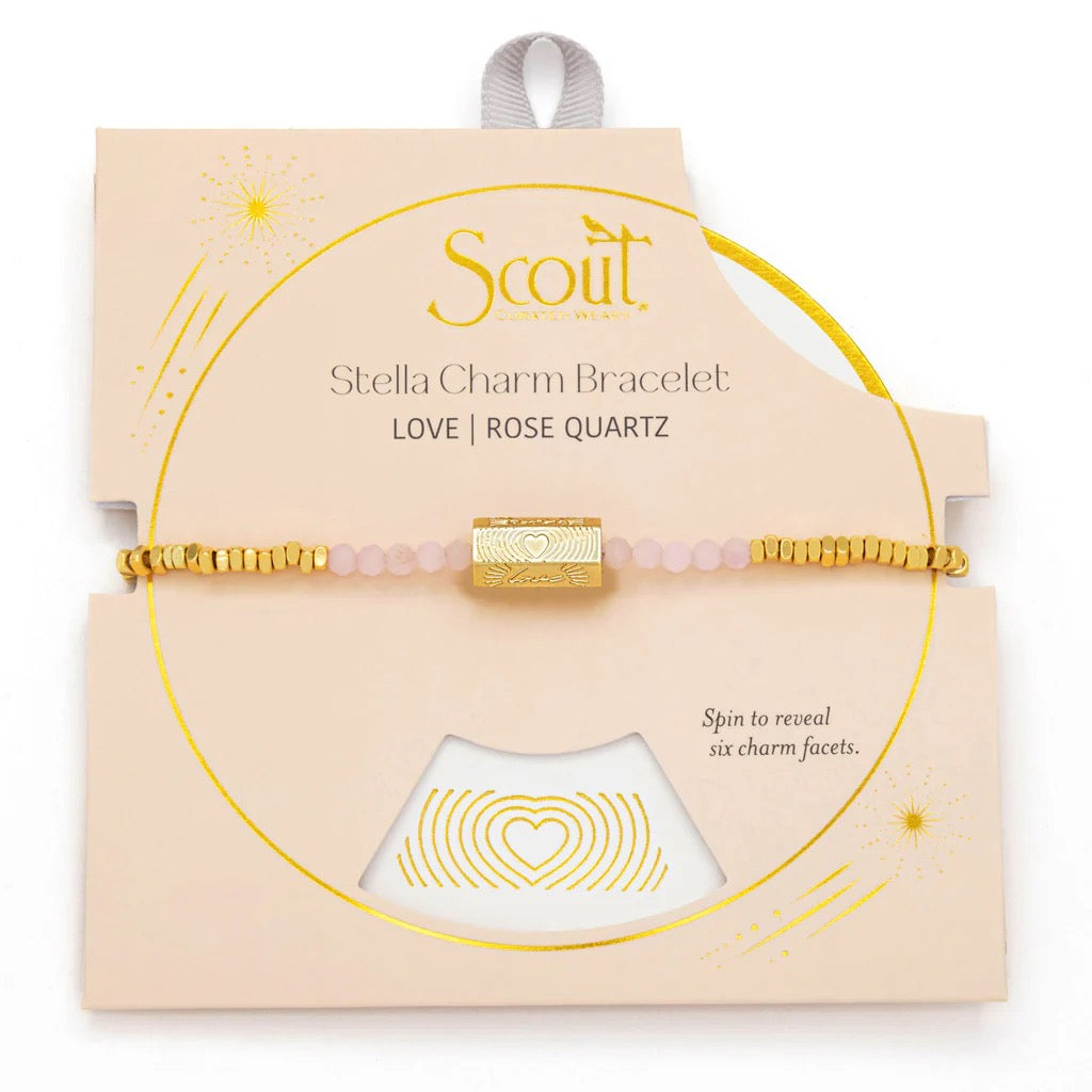 Stella Bracelet - Love/ Rose Quartz