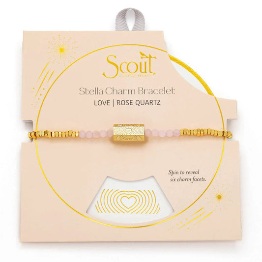 Stella Bracelet - Love/ Rose Quartz