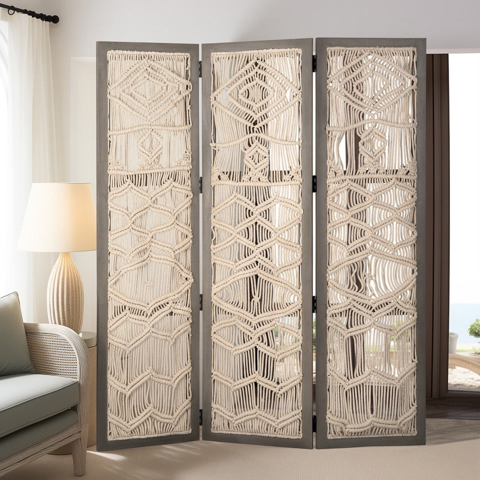 Macrame Wall Divider