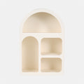 Arched Rough Finish Wall Cubbie Shelf