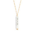 Fell In Love Quote Necklace