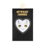 Art Heart Earrings - My Sunshine