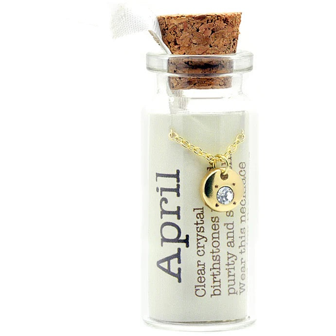 Birthstone Bottle Necklaces