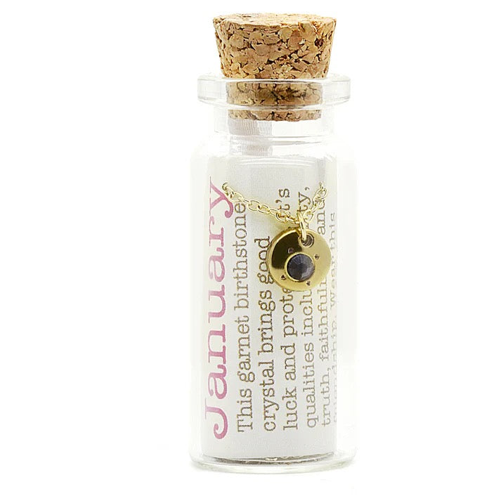 Birthstone Bottle Necklaces