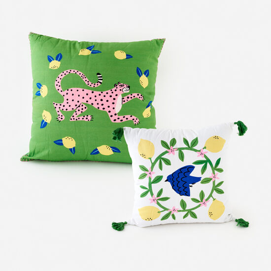 Cheery Square Pillows