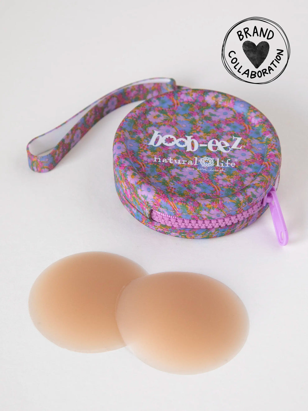 Boob-eez® x Natural Life Deluxe Duo Nipple Cover - Medium