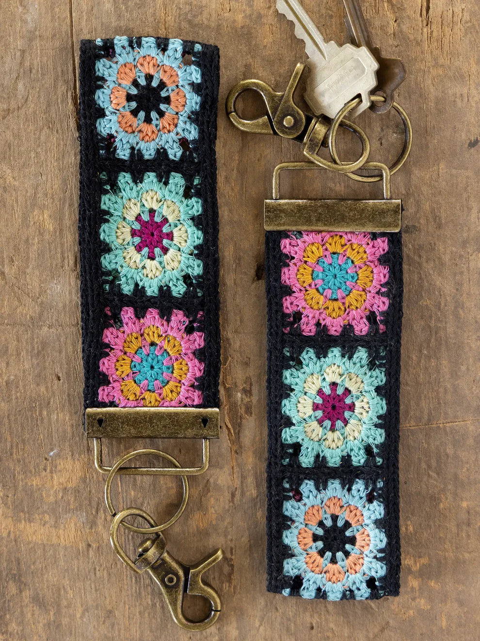 Crochet Key Fob - Black