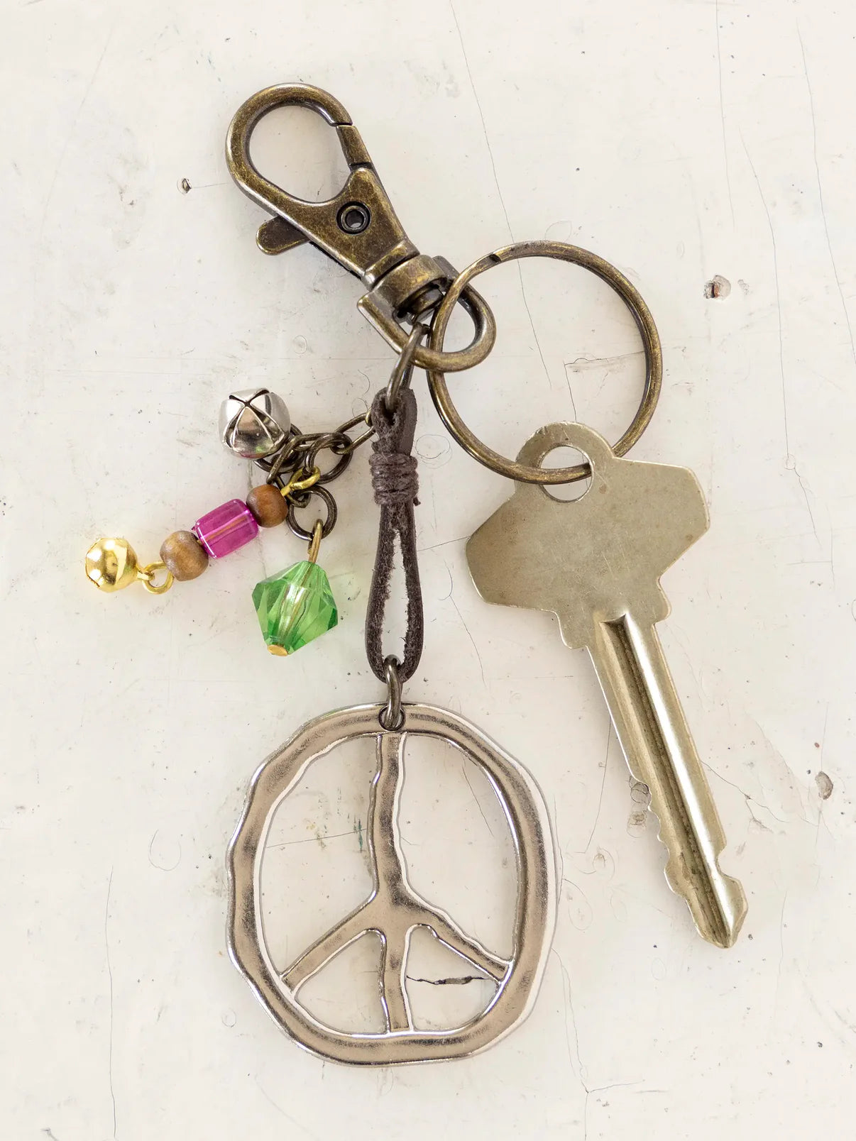 Peace Sign Keychain