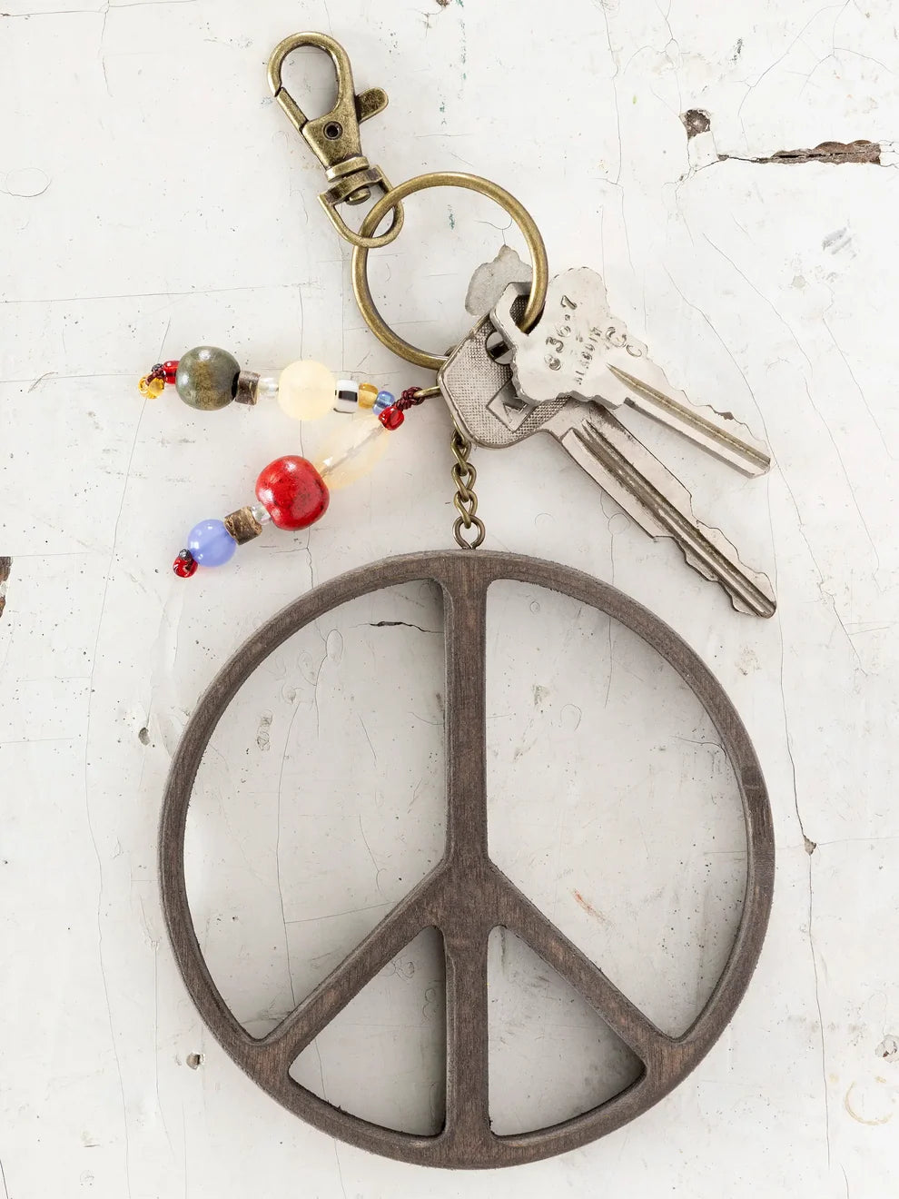 Be the Change Key Clip Bag Charm - Peace
