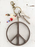 Be the Change Key Clip Bag Charm - Peace