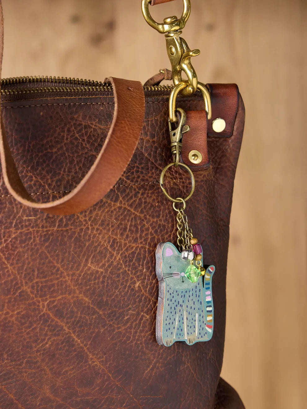 Talk To Animals Key Clip Bag Charm - Cat