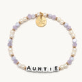 Little Words Project Bracelet- "Auntie" Lavender Mist