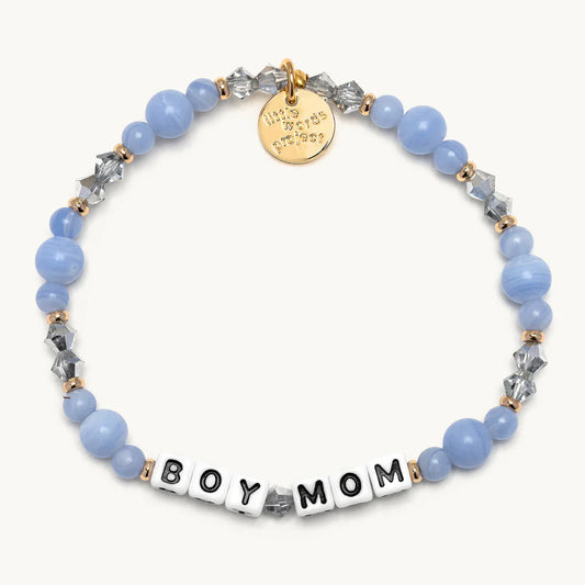 Little Words Project Bracelet- "Boy Mom"