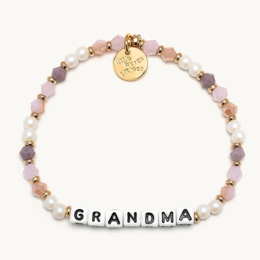 Little Words Project Bracelet- Peachy Love "Grandma"