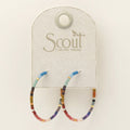 Chromacolor Miyuki Small Hoop - Desert Multi/Silver