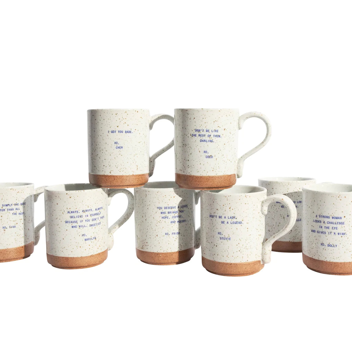 4th Edition XO Mugs (Sheros) Assorted Set of 8