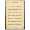 Maya Angelou - Book Collection Art Print