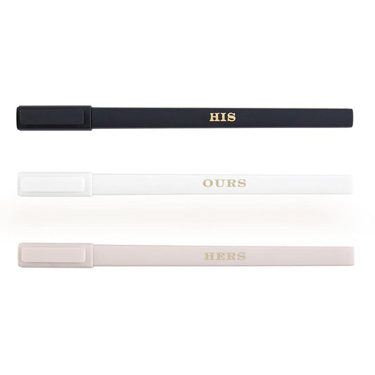 Boxed Pen Set - His/Hers/Ours