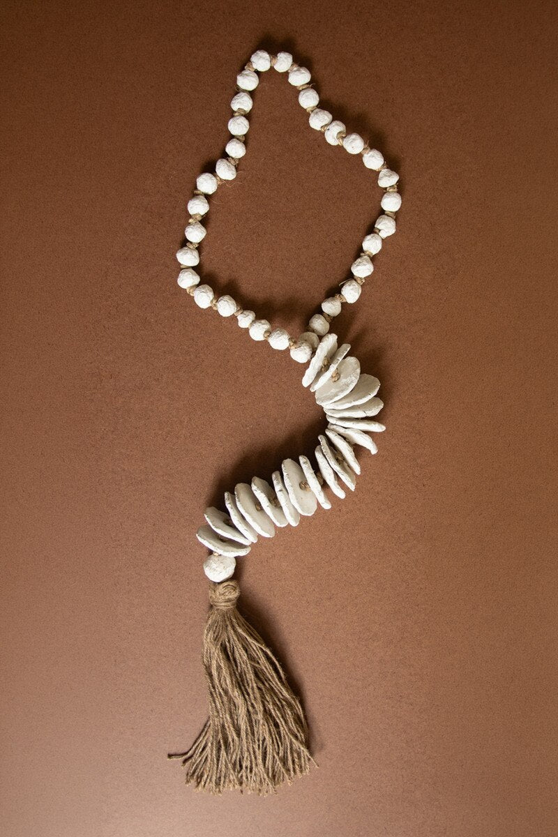 Large Paper Mache Tassel Garland