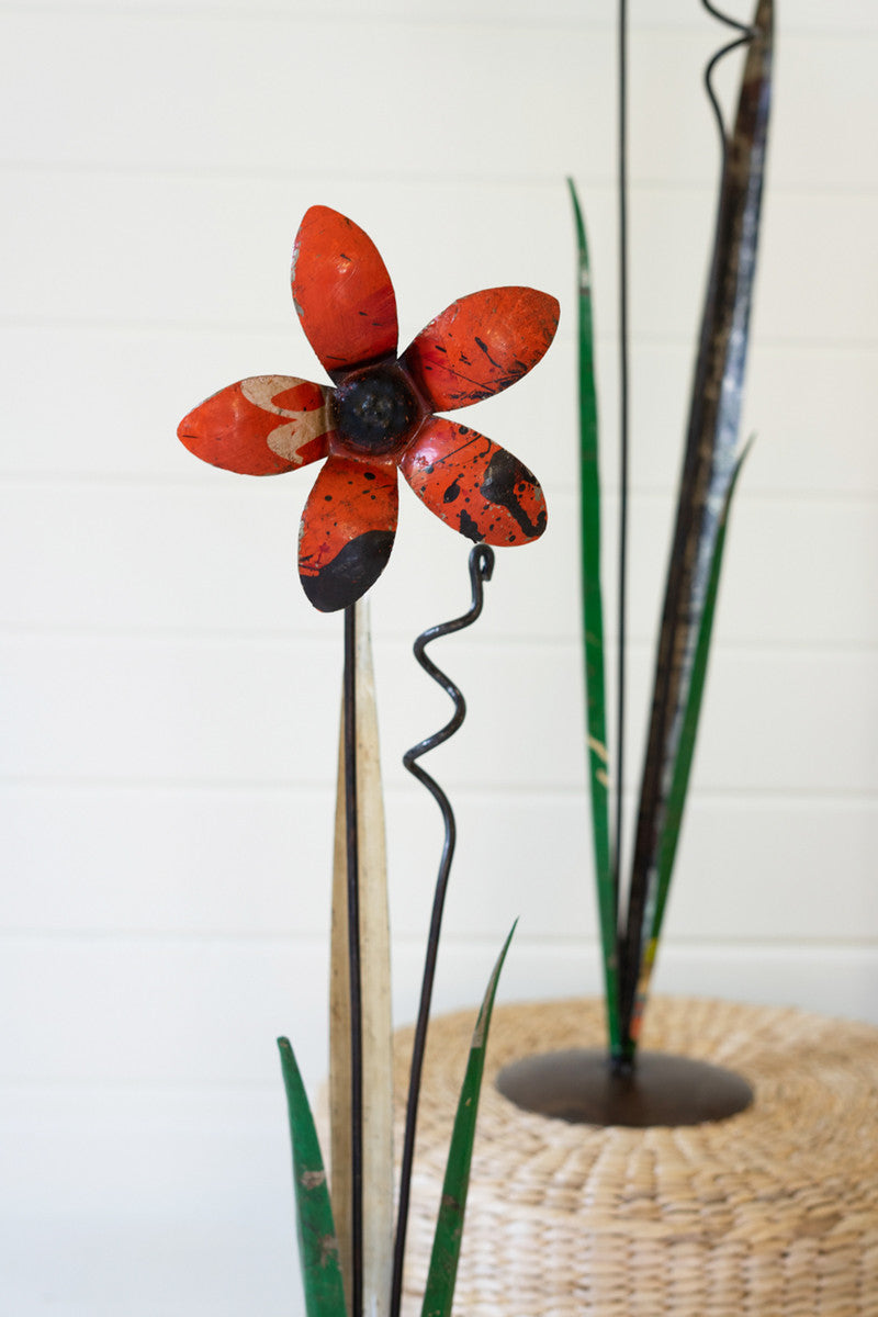 Recycled Iron Flowers
