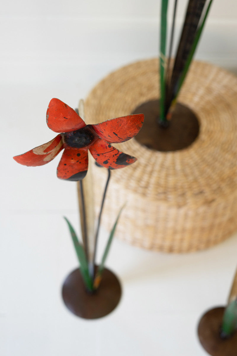 Recycled Iron Flowers